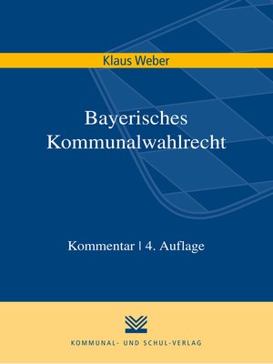 cover image of Bayerisches Kommunalwahlrecht